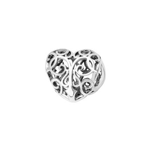 Zdjęcie produktu Beads srebrny - serce - Dots Dots - Biżuteria YES