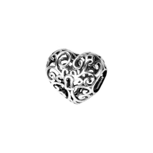 Zdjęcie produktu Beads srebrny - serce - Dots Dots - Biżuteria YES