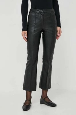 Zdjęcie produktu Beatrice B spodnie damskie kolor czarny proste high waist