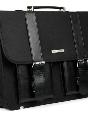 Zdjęcie produktu Beltimore luksusowa męska aktówka teczka torba duża na laptopa czarny Merg