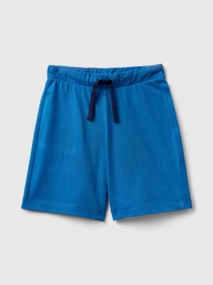 Zdjęcie produktu Benetton, 100% Cotton Bermudas, size S, Blue, Kids United Colors of Benetton