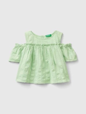 Zdjęcie produktu Benetton, Blouse With Rouches, size L, Light Green, Kids United Colors of Benetton