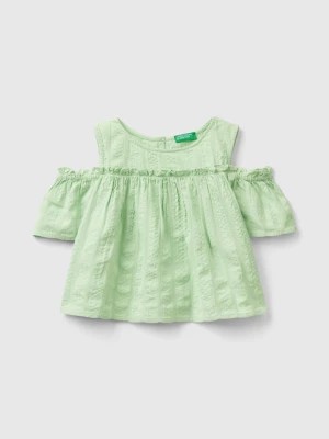 Zdjęcie produktu Benetton, Blouse With Rouches, size M, Light Green, Kids United Colors of Benetton