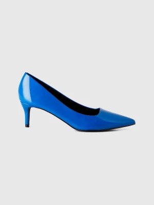 Zdjęcie produktu Benetton, Blue Pump With Patent Heel, size 36, Blue, Women United Colors of Benetton