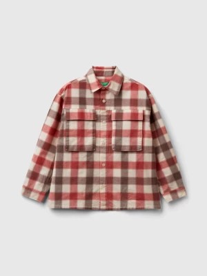 Zdjęcie produktu Benetton, Check Shirt In Stretch Cotton, size 3XL, Red, Kids United Colors of Benetton