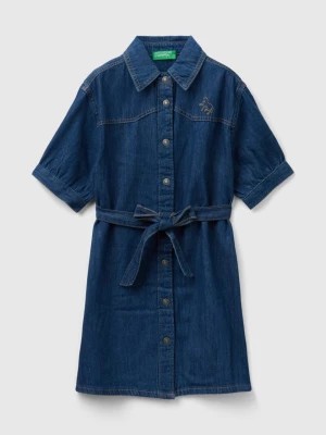 Zdjęcie produktu Benetton, Denim Shirt Dress, size L, Dark Blue, Kids United Colors of Benetton
