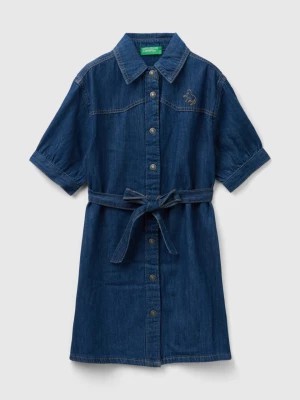 Zdjęcie produktu Benetton, Denim Shirt Dress, size S, Dark Blue, Kids United Colors of Benetton
