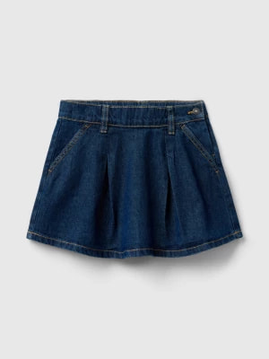 Zdjęcie produktu Benetton, Denim Skirt With Horse Embroidery, size 104, Blue, Kids United Colors of Benetton