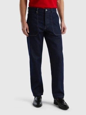 Zdjęcie produktu Benetton, Fatigue Fit Jeans, size 52, Dark Blue, Men United Colors of Benetton
