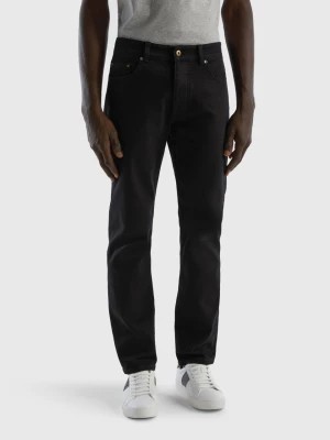 Zdjęcie produktu Benetton, Five Pocket Slim Fit Jeans, size 36, Black, Men United Colors of Benetton