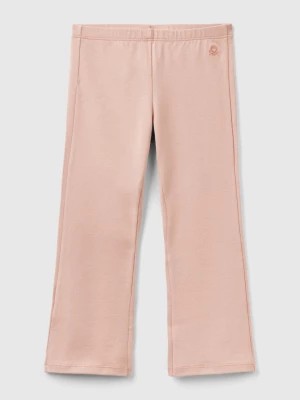 Zdjęcie produktu Benetton, Flared Leggings In Stretch Cotton, size 110, Pink, Kids United Colors of Benetton