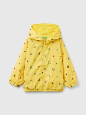 Zdjęcie produktu Benetton, Light Jacket With Hood, size 116, Yellow, Kids United Colors of Benetton