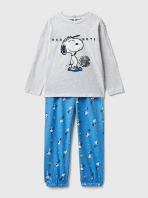 Zdjęcie produktu Benetton, Lightweight Snoopy ©peanuts Pyjamas, size L, Light Gray, Kids United Colors of Benetton
