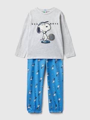 Zdjęcie produktu Benetton, Lightweight Snoopy ©peanuts Pyjamas, size S, Light Gray, Kids United Colors of Benetton