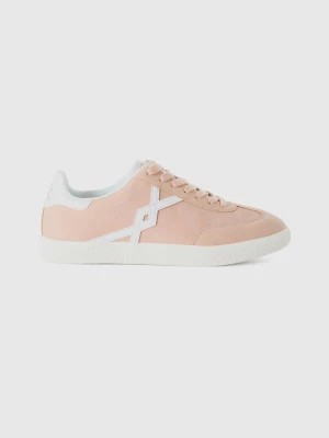 Zdjęcie produktu Benetton, Low-top Sneakers In Imitation Leather, size 36, Soft Pink, Women United Colors of Benetton