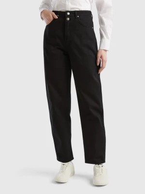 Zdjęcie produktu Benetton, Mom Fit Trousers, size 26, Black, Women United Colors of Benetton