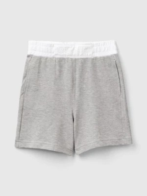 Zdjęcie produktu Benetton, Organic Cotton Shorts, size XL, Light Gray, Kids United Colors of Benetton