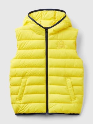 Zdjęcie produktu Benetton, Padded Jacket With Hood, size L, Yellow, Kids United Colors of Benetton
