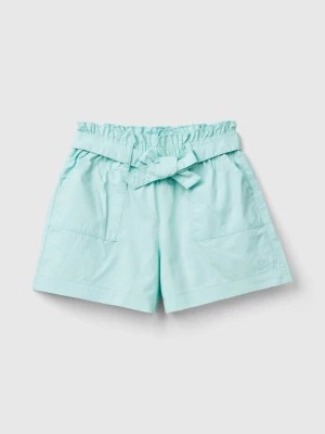 Zdjęcie produktu Benetton, Paperbag Shorts, size 2XL, Aqua, Kids United Colors of Benetton