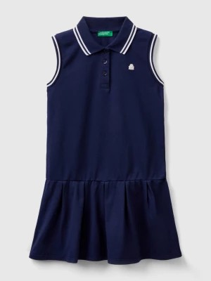 Zdjęcie produktu Benetton, Polo-style Dress, size L, Dark Blue, Kids United Colors of Benetton