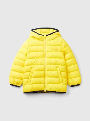 Zdjęcie produktu Benetton, "rain Defender" Jacket In Nylon, size 110, Yellow, Kids United Colors of Benetton