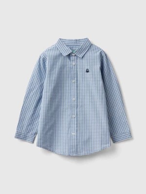 Zdjęcie produktu Benetton, Shirt In Pure Cotton, size 116, Blue, Kids United Colors of Benetton