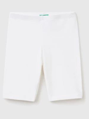 Zdjęcie produktu Benetton, Short Leggings In Stretch Cotton, size M, White, Kids United Colors of Benetton