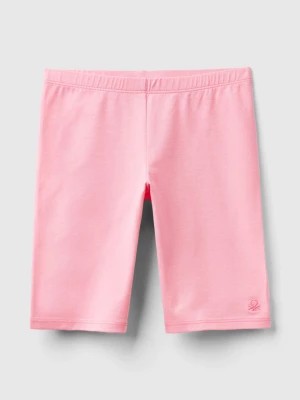 Zdjęcie produktu Benetton, Short Leggings In Stretch Cotton, size XL, Pink, Kids United Colors of Benetton