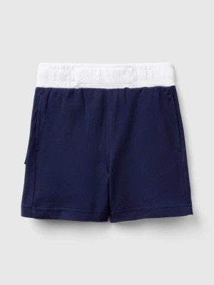 Zdjęcie produktu Benetton, Shorts With Drawstring, size 104, Dark Blue, Kids United Colors of Benetton
