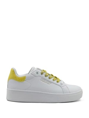 Zdjęcie produktu Benetton Sneakersy w kolorze biało-żółtym rozmiar: 39