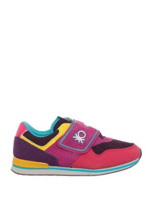 Zdjęcie produktu Benetton Sneakersy w kolorze różowo-niebiesko-czerwonym rozmiar: 27