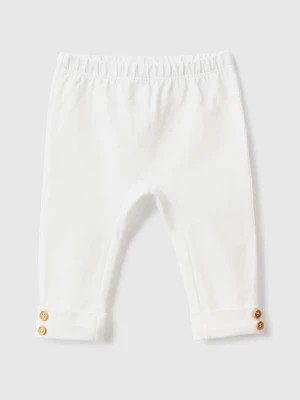 Zdjęcie produktu Benetton, Stretch Cotton Leggings, size 74, Creamy White, Kids United Colors of Benetton