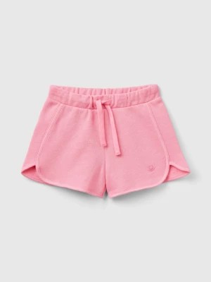 Zdjęcie produktu Benetton, Sweat Shorts In 100% Organic Cotton, size 110, Pink, Kids United Colors of Benetton