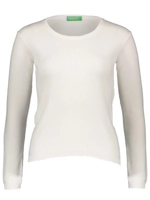 Zdjęcie produktu Benetton Sweter w kolorze białym rozmiar: L