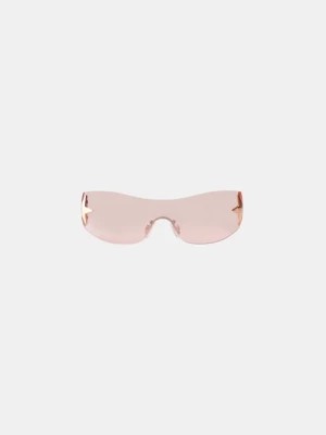 Zdjęcie produktu Bershka Duże Okulary Przeciwsłoneczne Kobieta Różowy