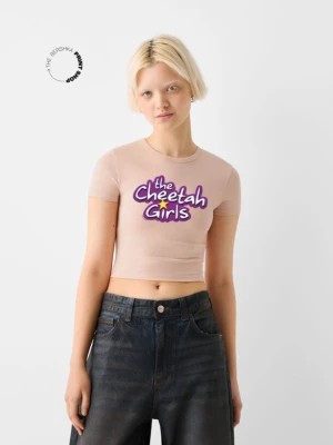 Zdjęcie produktu Bershka Koszulka Z Krótkim Rękawem Cheetah Girls Kobieta Różowy