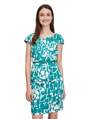 Zdjęcie produktu BETTY & CO Sukienka w kolorze białyo-zielonym rozmiar: 38