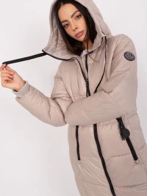 Zdjęcie produktu Beżowa pikowana kurtka zimowa SUBLEVEL