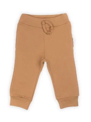 Zdjęcie produktu Beżowe spodnie dresowe z bawełny dla niemowlaka Nicol