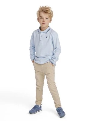 Zdjęcie produktu Beżowe spodnie typu chinosy dla chłopca Minoti