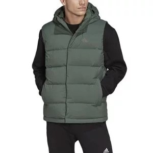 Zdjęcie produktu Bezrękawnik adidas Helionic Hooded Down Vest HG6274 - zielony