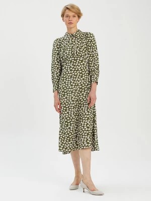 Zdjęcie produktu BGN Sukienka w kolorze kremowo-oliwkowym rozmiar: 40