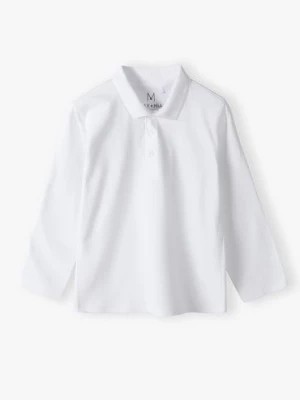 Zdjęcie produktu Biała bluzka dzianinowa z kołnierzykiem - Max&Mia Max & Mia by 5.10.15.