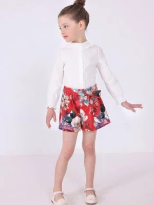 Zdjęcie produktu Biała bluzka dziewczęca zapinana na guziki - Mayoral