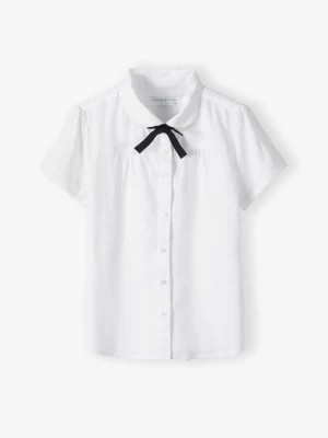 Zdjęcie produktu Biała elegancka koszula z krótkim rękawem dla dziewczynki 5.10.15.