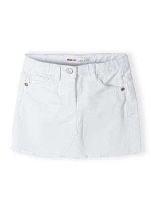 Zdjęcie produktu Biała spódniczka jeansowa krótka niemowlęca Minoti