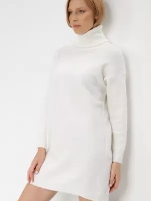 Zdjęcie produktu Biała Sukienka Dzianinowa Classificator
