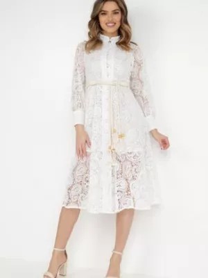 Zdjęcie produktu Biała Sukienka Eudoreia