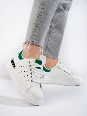 Zdjęcie produktu Białe buty sportowe sneakersy na grubej podeszwie Shelovet Merg