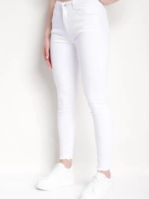Zdjęcie produktu Białe Jeansy o Fasonie Skinny Fernal